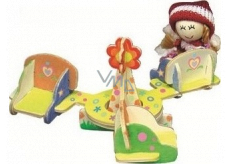 Wooden playground puzzle Carousel 20 x 15 cm