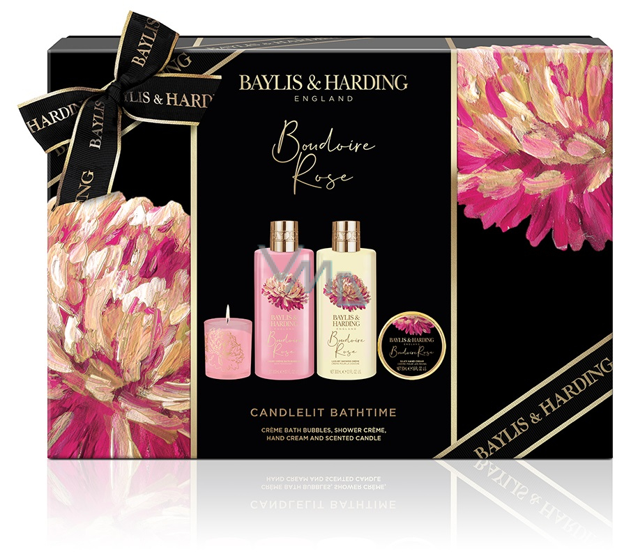 Baylis & Harding Mysterious Rose bath foam 300 ml + shower cream 300 ml