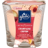 Glade Champagne Cheers with the scent of champagne and fresh peach scented candle in glass, burning time up to 38 hours 129 g