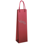 Ditipo Paper gift bag for bottle 12 x 9 x 39 cm ECO red