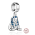 Charm Sterling silver 925 Egyptian Sphinx, travel bracelet pendant