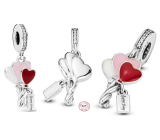 Charm Sterling Silver 925 Birthday Balloons, Birthday Bracelet Pendant