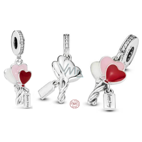 Charm Sterling Silver 925 Birthday Balloons, Birthday Bracelet Pendant