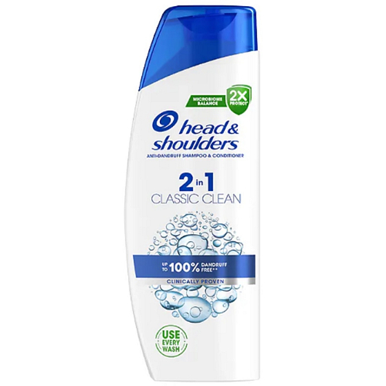 Head&Shoulders Classic Clean 2in1 anti-dandruff shampoo and conditioner 250 ml