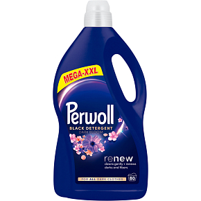 Perwoll Laundry Gel Mega XXL Renew Dark Bloom 80 Washes, 4000 ml