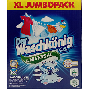 Waschkönig Laundry Powder Universal, 100 Washes, 6 kg