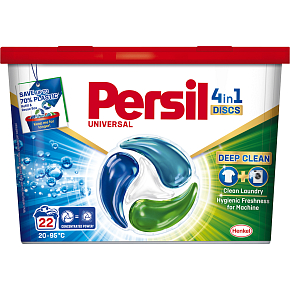 Persil Laundry Capsules Discs 4in1 Universal 22 Washes