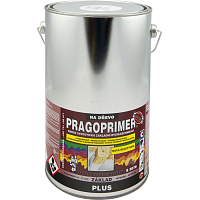 Pragoprimer Plus S 2070 base paint for wood, 0100 white, 4 l