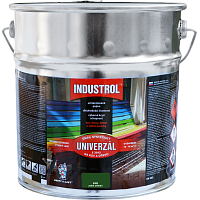 Industrol S2013 universal gloss top paint for metal and wood, 5300 medium green, 9 l