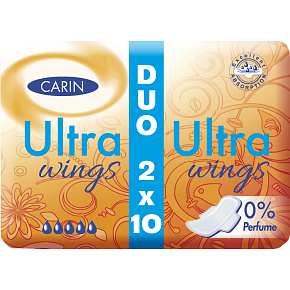 VL.CARINE ULTRA WINGS DUO(2X10) 20 PCS 00543 VL.CARINE ULTRA WINGS DUO(2X10) 20 PCS 00543