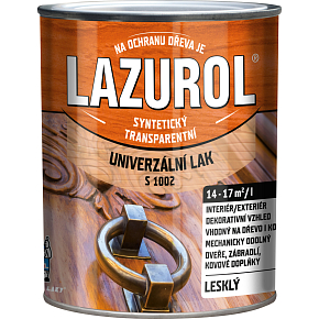 Lazurol S1002 gloss, lacquer for metal and wood, colorless, 750 ml