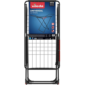 Vileda clothes dryer Universal, drying surface 18 m, black