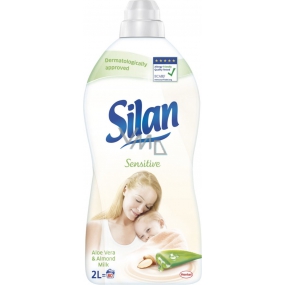Silan Sensitive Aloe Vera & Almond Milk softener for sensitive skin 80 doses 2 l