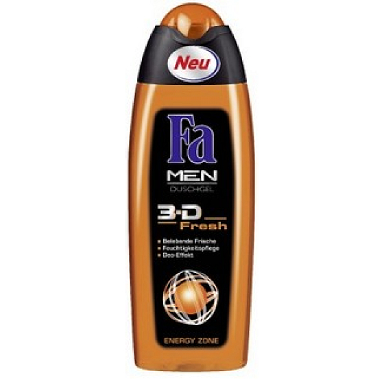 Fa Men 3D Energy Zone shower gel for men 250 ml