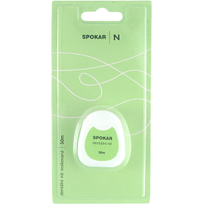 Spokar waxed dental floss, 50 meters