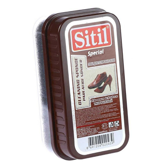 Sitil Cleansing Sponge polishing sponge brown 1 piece