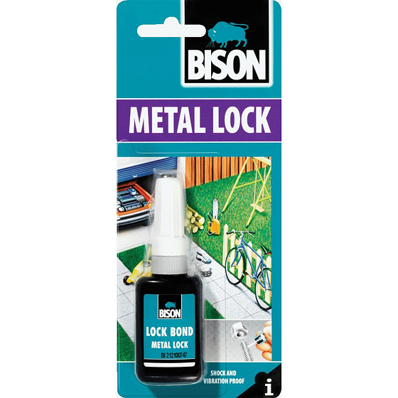 Bison Metal Lock adhesive for securing screws 10 ml blister