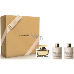 Dolce & Gabbana The One Female Eau de Parfum for Women 75 ml + Body Lotion 100 ml + Shower Gel 100 ml, Gift Set