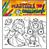 Plastic princess coloring page 29 x 27 cm