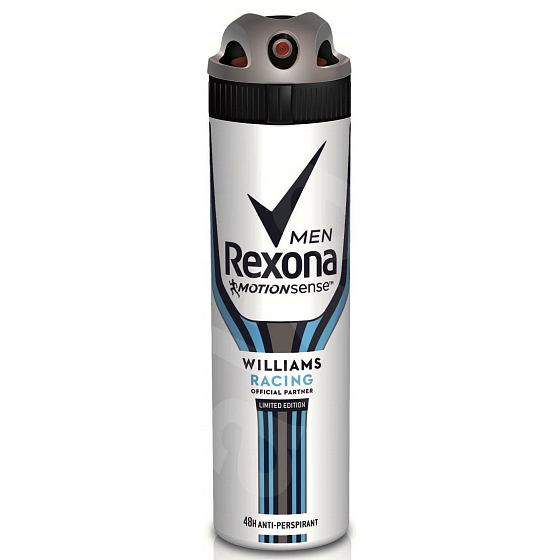 Rexona Men Motionsense Williams Racing antiperspirant deodorant spray 150 ml