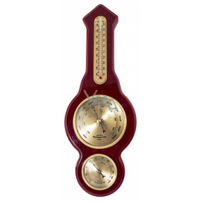 Albi Barometer Three-combination barometer with thermometer and hygrometer in wood
