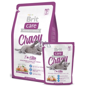 Brit Care Chicken + rice for kittens 1-12 months 7 kg, Hypoallergenic complete feed