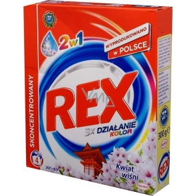 Rex 3x Action Japanese Garden Color 2in1 detergent for colored laundry 4 doses of 300 g