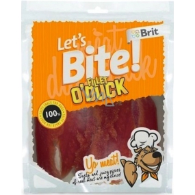 Brit Lets Bite Duck breast fillets treat for dogs 400 g