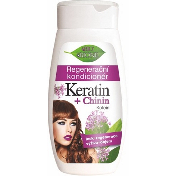 Bione Cosmetics Keratin & Chinin Regenerating Conditioner for All Hair Types 260 ml