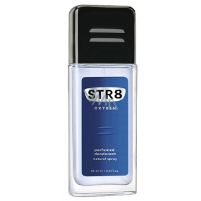 Str8 Oxygen perfumed deodorant glass for men 85 ml