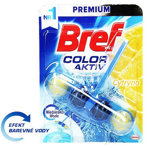 Bref Color Aktiv Lemon WC block 50 g