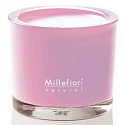 Millefiori Milano Natural Magnolia Blossom & Wood - Magnolia flowers and Wood Scented candle burns for up to 60 hours 180 g
