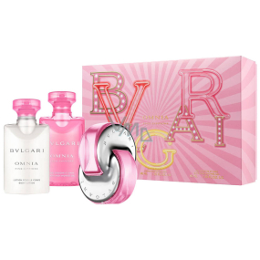 Bvlgari Omnia Pink Sapphire Eau de Toilette for Women 40 ml + Body Lotion 40 ml + Shower Gel 40 ml, Gift Set