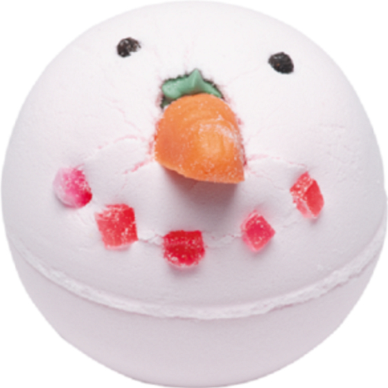 Bomb Cosmetics Pink Snowman - Chilly Millie Sparkling bath ballist 160 g