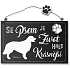 Nekupto Pets wooden sign Retriever 155 x 98 x 5 mm