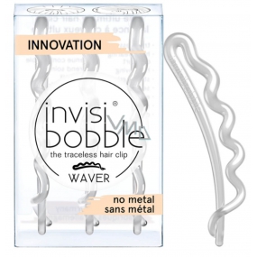 Invisibobble Waver Crystal Clear hair clip transparent 3 pieces