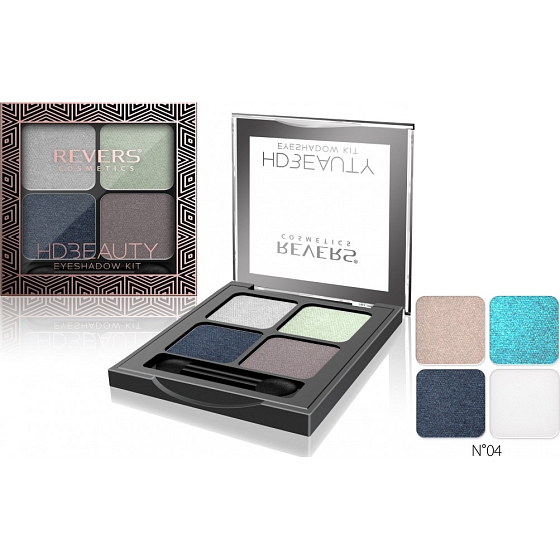 Revers HD Beauty Eyeshadow Kit eyeshadow palette 04 4 g