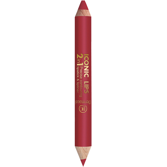 Dermacol Iconic Lips 2-in-1 Lipstick and Lip Liner No.05 10 g
