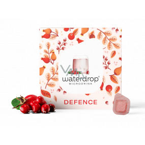 Waterdrop DEFENSE - in defense there is strength, cranberry, rosehip, moringa microdrink for days when you need the defense of 12 capsules