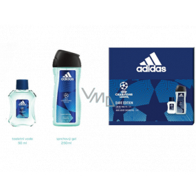 Adidas UEFA Champions League Dare Edition VI eau de toilette for men 50 ml + shower gel 250 ml, gift set