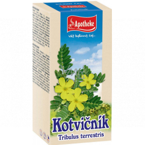 Apotheke Kotvičník ground tea positively affects the function of the genitals, contributes to the normal function of the urinary system 20 x 1.5 g