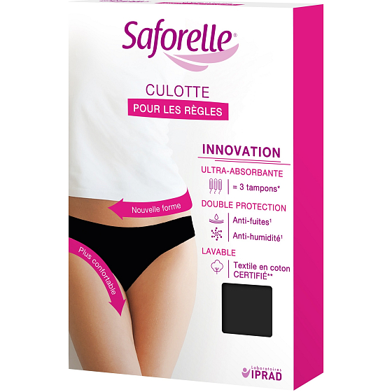 Saforelle Ultra Absorbent Menstrual Panties Size 34/36