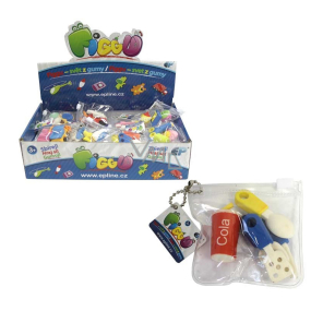EP Line Figgu collection of assorted erasers in a bag, age 3+