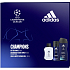 Adidas UEFA Champions League Edition VIII aftershave 100 ml + deodorant spray 150 ml + shower gel 250 ml, cosmetic set for men