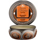 Tesori d Oriente Fior di Loto scented candle in tin box 200 g, burning time up to 30 hours