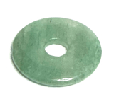 Aventurine green Donut natural stone 30 mm, lucky stone