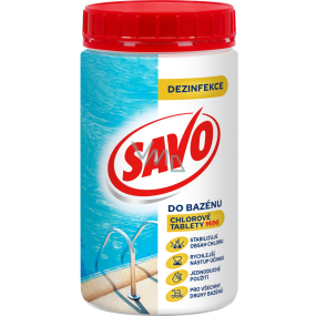 Savo Mini Chlorine tablets for pool disinfection 800 g