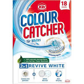 K2R Laundry Wipes White, 18 pcs