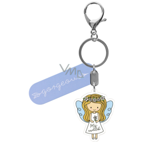 Albi Picture key ring with carabiner My angel
