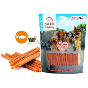 Fine Dog Family salmon stick, natural meat treat for dogs 200 g